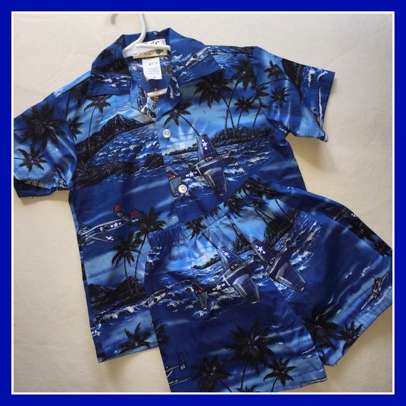 Other - New Boys tropical shorts/top set